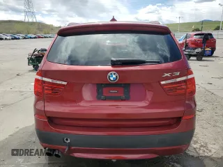 2014 BMW X3 xDrive28i with VIN 5UXWX9C54E0D23221, listed as a Copart auction lot 55412975 with 139,813 mi miles and Salvage Title. Bid and sale history available at DreamBid. Image 6.