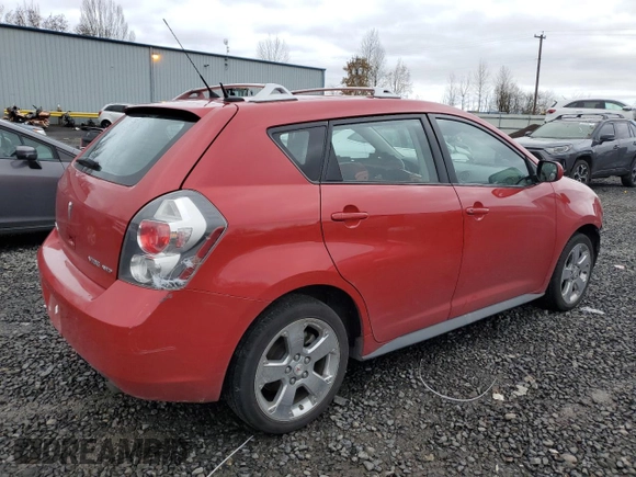 2009 Pontiac Vibe with VIN 5Y2SM67069Z406444, listed as a Copart auction lot 84369834 with 80,440 mi miles and Salvage Title. Bid and sale history available at carsss.com. Image 3.