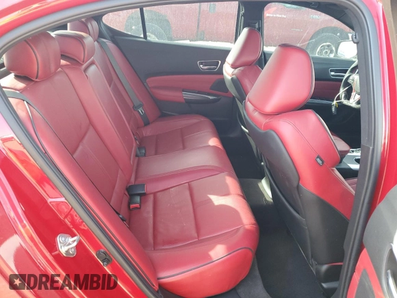 2019 Acura TLX w/A-Spec Pkg with VIN 19UUB3F62KA001108, listed as a Copart auction lot 48525965 with 42,451 mi miles and Salvage title. Bid and sale history available at DreamBid. Image 10.