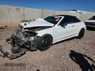 2017 Mercedes-Benz C 63 S AMG z VIN WDDWK8HB1HF465815, wystawiony jako Copart lot #71602664 z przebiegiem 57 280 mil mil oraz Szkoda całkowita • Salvage title. Historia ofert i sprzedaży dostępna na DreamBid. Obrazek 1.