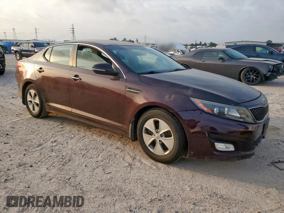 2015 Kia Optima LX z VIN 5XXGM4A72FG493693, wystawiony jako Copart lot #57645065 z przebiegiem 99 769 mil mil oraz Czysty tytuł • Clean title. Historia ofert i sprzedaży dostępna na DreamBid. Obrazek 4.