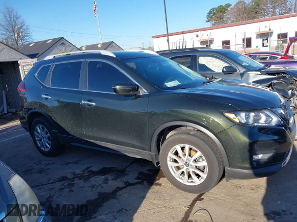 2020 Nissan Rogue S with VIN 5N1AT2MV9LC734888, listed as a IAAI auction lot 41768593 with 118,561 mi miles. Bid and sale history available at carsss.com. Image 12.