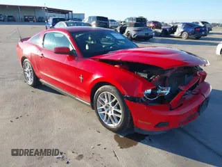 2012 Ford Mustang V6 Premium with VIN 1ZVBP8AM5C5262332, listed as a IAAI auction lot 41243050 with 105,157 mi miles. Bid and sale history available at carsss.com. Image 1.