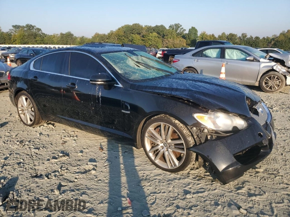 2010 Jaguar XF Supercharged with VIN SAJWA0HE9AMR69413, listed as a Copart auction lot 74997834 with 0 mi miles and Salvage Title. Bid and sale history available at carsss.com. Image 4.