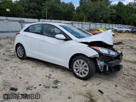 2016 Hyundai Elantra GT with VIN KMHD35LH6GU316279, listed as a Copart auction lot 70252724 with 42,791 mi miles and Salvage Title. Bid and sale history available at carsss.com. Image 4.