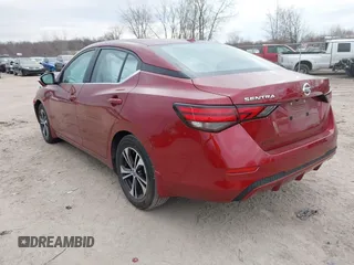 2023 Nissan Sentra SV with VIN 3N1AB8CV6PY313156, listed as a IAAI auction lot 41900608 with 3,715 mi miles. Bid and sale history available at carsss.com. Image 3.