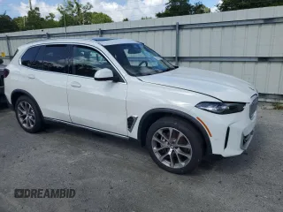 2024 BMW X5 xDrive40i with VIN 5UX23EU0XR9V36288, listed as a Copart auction lot 60028085 with Not provided miles and Salvage title. Bid and sale history available at DreamBid. Image 4.