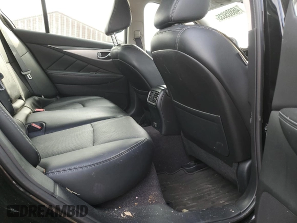 2023 Infiniti Q50 Luxe with VIN JN1EV7BP5PM510800, listed as a Copart auction lot 46805035 with 35,446 mi miles and Salvage Title. Bid and sale history available at DreamBid. Image 11.