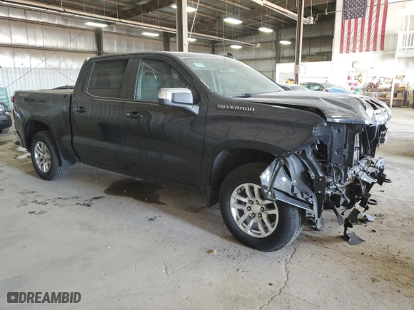 2019 Chevrolet Silverado 1500 LT with VIN 3GCPYDEK2KG212521, listed as a Copart auction lot 46452255 with 69,782 mi miles and Salvage Title. Bid and sale history available at carsss.com. Image 4.