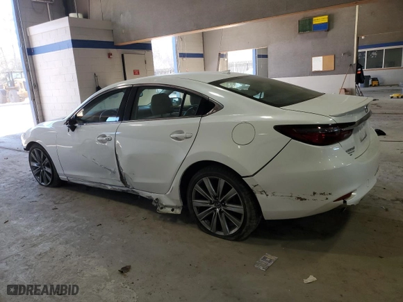 2018 Mazda Mazda6 Grand Touring Reserve with VIN JM1GL1WY1J1317743, listed as a Copart auction lot 46672825 with 40,843 mi miles and Salvage Title. Bid and sale history available at carsss.com. Image 2.