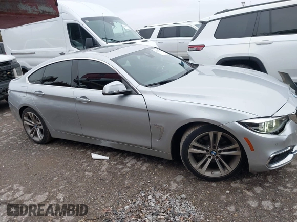 2018 BMW 4 Series 430i with VIN WBA4J1C50JBM11929, listed as a IAAI auction lot 41528161 with 52,412 mi miles. Bid and sale history available at carsss.com. Image 13.