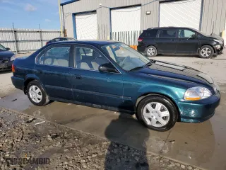 1997 Honda Civic LX with VIN 2HGEJ6672VH580933, listed as a Copart auction lot 49885485 with 70,063 mi miles and Salvage Title. Bid and sale history available at carsss.com. Image 4.
