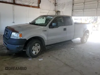 2007 Ford F-150 XL with VIN 1FTVX14577KD35025, listed as a Copart auction lot 59858055 with 91,592 mi miles and Salvage title. Bid and sale history available at DreamBid. Image 1.