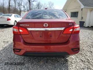 2017 Nissan Sentra SV with VIN 3N1AB7APXHL653732, listed as a Copart auction lot 48372865 with 109,539 mi miles and Clean Title. Bid and sale history available at carsss.com. Image 6.