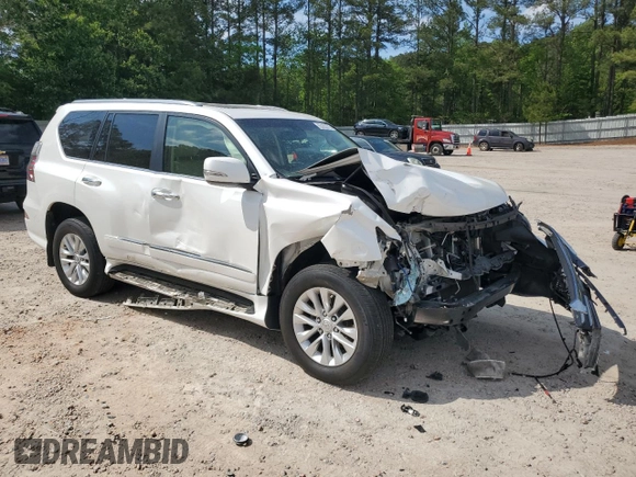 2018 Lexus GX 460 with VIN JTJBM7FX3J5187908, listed as a Copart auction lot 53355375 with 130,968 mi miles and Salvage title. Bid and sale history available at DreamBid. Image 4.