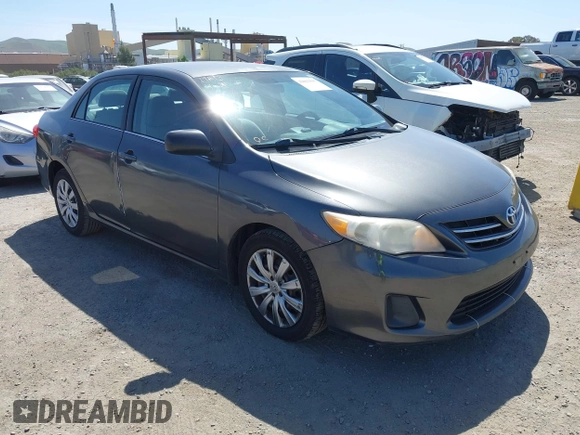 2013 Toyota Corolla L with VIN 2T1BU4EE4DC110876, listed as a IAAI auction lot 42063893 with 364,432 mi miles. Bid and sale history available at carsss.com. Image 1.