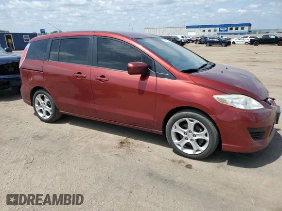 2010 Mazda 5 Sport z VIN JM1CR2W37A0360092, wystawiony jako Copart lot #60802565 z przebiegiem 149 549 mil mil oraz Szkoda całkowita • Salvage title. Historia ofert i sprzedaży dostępna na DreamBid. Obrazek 4.