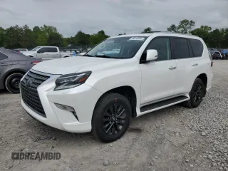 2021 Lexus GX 460 Premium z VIN JTJAM7BX5M5299714, wystawiony jako Copart lot #56012695 z przebiegiem Nie podano mil oraz Szkoda całkowita • Salvage title. Historia ofert i sprzedaży dostępna na DreamBid. Obrazek 1.