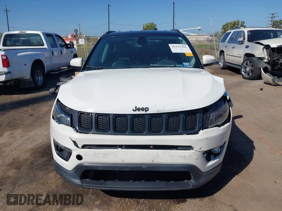 2020 Jeep Compass Latitude with VIN 3C4NJCBB6LT147594, listed as a IAAI auction lot 41592201 with 32,383 mi miles and . Bid and sale history available at DreamBid. Image 13.