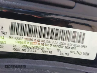 2011 Jeep Grand Cherokee Laredo с VIN 1J4RR4GG7BC596730, выставлен на аукционе IAAI как лот 42473954 с пробегом 163 674 миль миль и . История ставок и продаж доступна на DreamBid. Изображение 9.