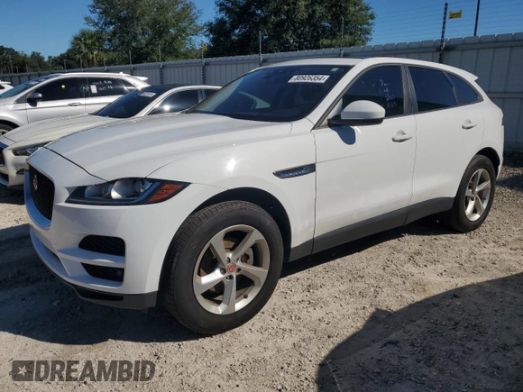 2018 Jaguar F-Pace 20d Premium with VIN SADCJ2FN2JA298995, listed as a Copart auction lot 80926354 with 87,901 mi miles and Clean Title. Bid and sale history available at DreamBid. Image 1.