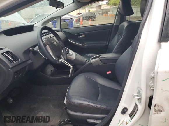 2013 Toyota Prius One with VIN JTDKN3DU2D1653289, listed as a Copart auction lot 51756535 with 167,592 mi miles and Salvage Title. Bid and sale history available at carsss.com. Image 7.