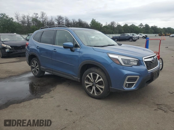 2021 Subaru Forester Limited with VIN JF2SKASC4MH474980, listed as a Copart auction lot 60740335 with 19,622 mi miles and Salvage title. Bid and sale history available at DreamBid. Image 4.