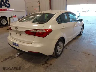 2014 Kia Forte LX with VIN KNAFK4A61E5060696, listed as a IAAI auction lot 41280702 with 229,591 mi miles. Bid and sale history available at carsss.com. Image 4.