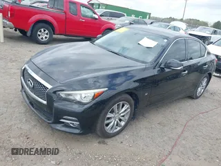 2015 Infiniti Q50 Premium with VIN JN1BV7AR1FM417342, listed as a IAAI auction lot 41887007 with 116,026 mi miles. Bid and sale history available at carsss.com. Image 17.