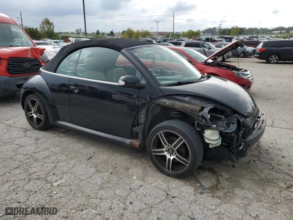 2007 Volkswagen New Beetle Convertible with VIN 3VWSF31YX7M414629, listed as a Copart auction lot 73084704 with 132391 miles and Salvage Title. Bid and sale history available at carsss.com. Image 4.