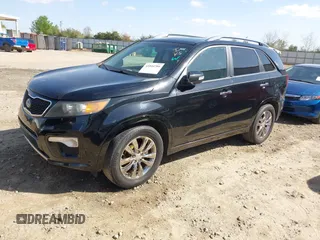 2011 Kia Sorento SX with VIN 5XYKW4A21BG160335, listed as a IAAI auction lot 41844704 with 242,375 mi miles. Bid and sale history available at carsss.com. Image 2.