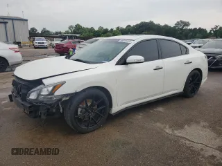 2014 Nissan Maxima SV with VIN 1N4AA5AP8EC911828, listed as a Copart auction lot 56046405 with 159,226 mi miles and Salvage title. Bid and sale history available at DreamBid. Image 1.