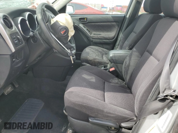2005 Pontiac Vibe with VIN 5Y2SL63895Z411629, listed as a Copart auction lot 53546955 with Not Provided miles and Salvage Title. Bid and sale history available at carsss.com. Image 7.