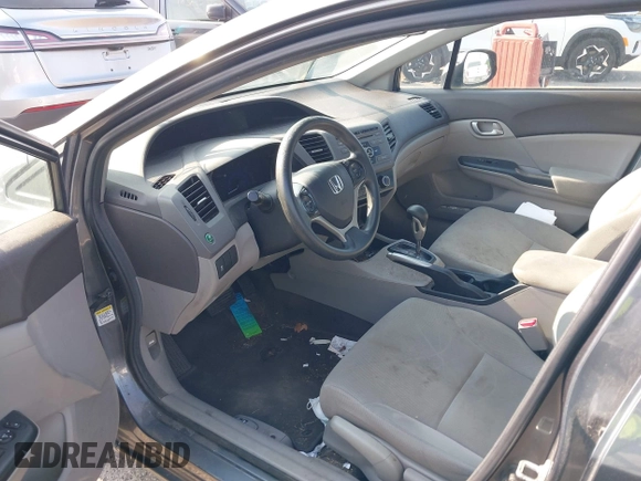 2012 Honda Civic LX z VIN 19XFB2F58CE102273, wystawiony jako IAAI lot #42409158 z przebiegiem 178 381 mil mil oraz . Historia ofert i sprzedaży dostępna na DreamBid. Obrazek 5.