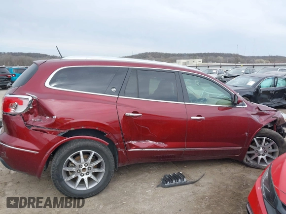 2017 Buick Enclave Leather with VIN 5GAKRBKD7HJ317839, listed as a IAAI auction lot 41758121 with 77,671 mi miles and . Bid and sale history available at DreamBid. Image 13.