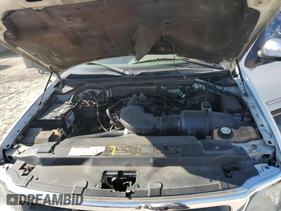 2001 Ford F-150 XLT with VIN 1FTRW07W11KB44405, listed as a Copart auction lot 53560595 with 272,881 mi miles and Salvage title. Bid and sale history available at DreamBid. Image 11.