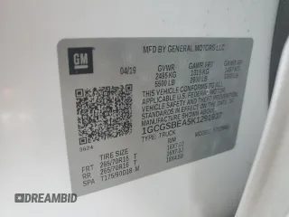 2019 Chevrolet Colorado 2WD Work Truck с VIN 1GCGSBEA5K1291937, выставлен на аукционе Copart как лот 42418355 с пробегом 134 099 миль миль и Списание • Salvage title. История ставок и продаж доступна на DreamBid. Изображение 12.