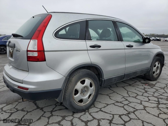 2010 Honda CR-V LX with VIN 5J6RE4H32AL009338, listed as a Copart auction lot 51238545 with 106,914 mi miles and Salvage Title. Bid and sale history available at carsss.com. Image 3.