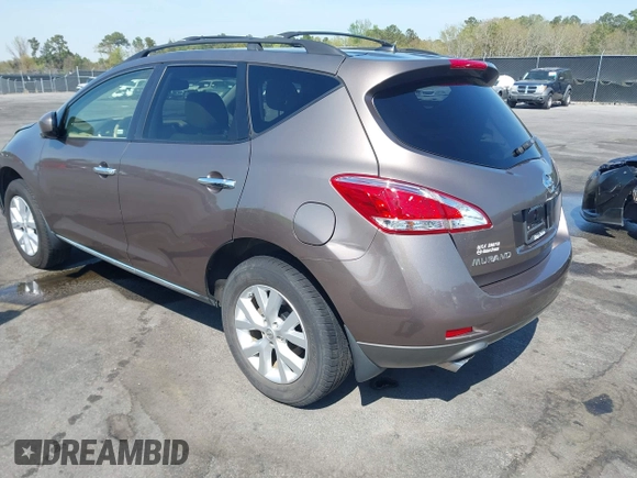 2013 Nissan Murano LE with VIN JN8AZ1MU2DW208076, listed as a IAAI auction lot 41911212 with 127,994 mi miles and . Bid and sale history available at DreamBid. Image 3.