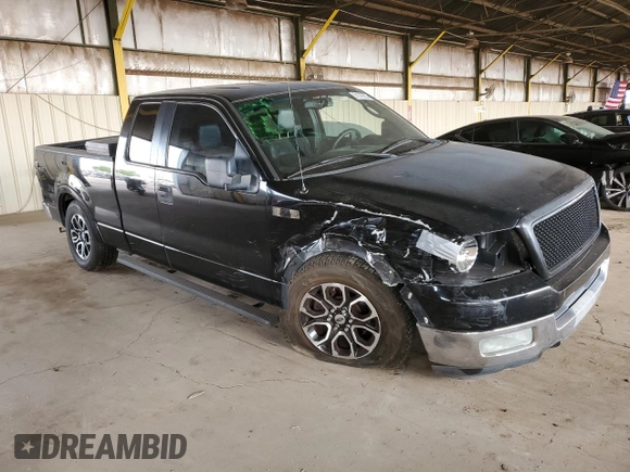 2005 Ford F-150 XLT with VIN 1FTPX12515NB04323, listed as a Copart auction lot 51379235 with 207,040 mi miles and Salvage Title. Bid and sale history available at carsss.com. Image 4.