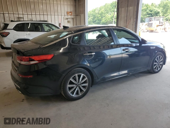 2019 Kia Optima LX with VIN 5XXGT4L36KG361205, listed as a Copart auction lot 62567075 with 47,166 mi miles and Salvage title. Bid and sale history available at DreamBid. Image 3.