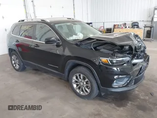 2019 Jeep Cherokee Latitude Plus with VIN 1C4PJMLB5KD350509, listed as a IAAI auction lot 42261862 with 70,410 mi miles and . Bid and sale history available at DreamBid. Image 1.