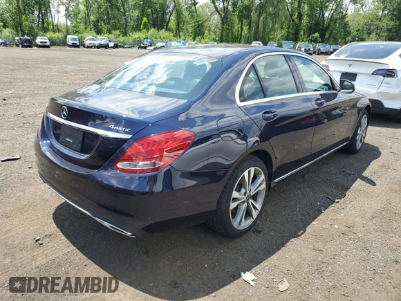 2018 Mercedes-Benz C 300 с VIN WDDWF4KB5JR416952, выставлен на аукционе Copart как лот 62549645 с пробегом 46 632 миль миль и Списание • Salvage title. История ставок и продаж доступна на DreamBid. Изображение 3.