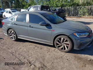 2019 Volkswagen Jetta GLI S with VIN 3VW6T7BU5KM169132, listed as a IAAI auction lot 41599605 with 59,744 mi miles and . Bid and sale history available at DreamBid. Image 1.