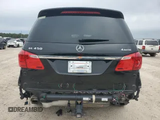 2015 Mercedes-Benz GL-Class GL 450 with VIN 4JGDF6EE9FA492758, listed as a Copart auction lot 47929104 with 72,179 mi miles. Bid and sale history available at carsss.com. Image 6.