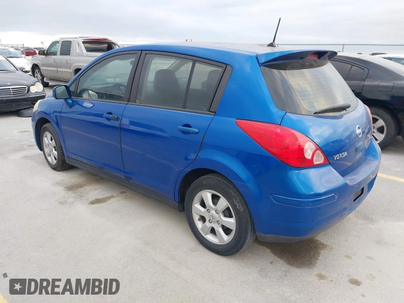 2009 Nissan Versa 1.8 SL with VIN 3N1BC13E89L350489, listed as a IAAI auction lot 42048145 with 166,079 mi miles. Bid and sale history available at carsss.com. Image 3.