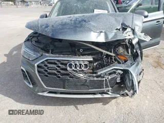 2023 Audi Q5 S line Premium Plus with VIN WA1EAAFY3P2145953, listed as a IAAI auction lot 42077197 with 22,415 mi miles and . Bid and sale history available at DreamBid. Image 6.