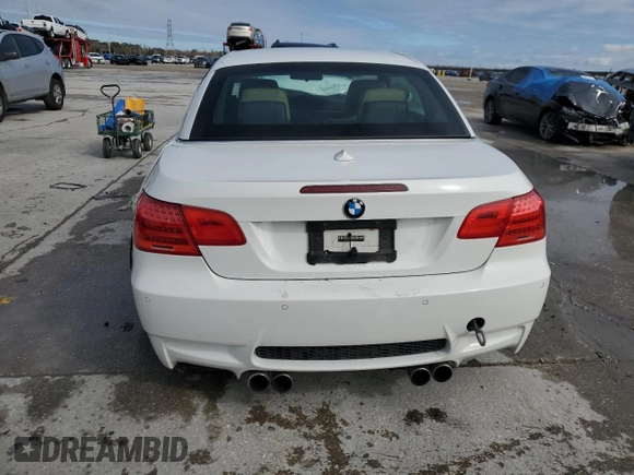 2011 BMW M3 with VIN WBSDX9C58BE584283, listed as a Copart auction lot 88327115 with 105,835 mi miles and Salvage Title. Bid and sale history available at carsss.com. Image 6.