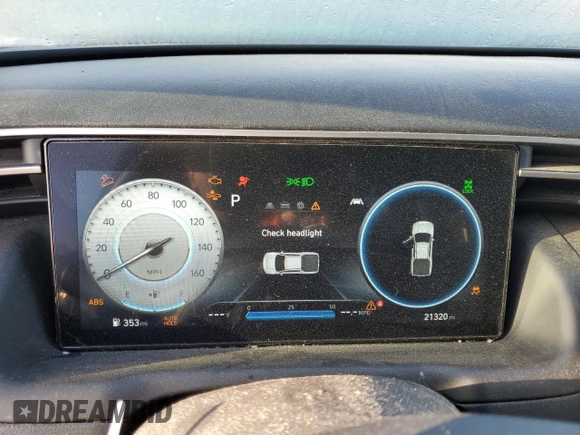 2023 Hyundai Santa Cruz SEL with VIN 5NTJCDAE6PH064085, listed as a Copart auction lot 52424805 with 21,320 mi miles and Salvage title. Bid and sale history available at DreamBid. Image 9.