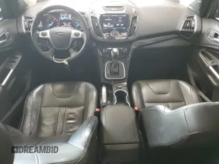 2013 Ford Escape Titanium with VIN 1FMCU9J93DUC84611, listed as a Copart auction lot 59046515 with 126,386 mi miles and Salvage title. Bid and sale history available at DreamBid. Image 8.